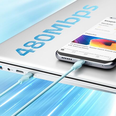 USB C to USB C Cable, 3 Pack 6 FT USB C Charger Cable 60W Type C to USB C Cable Fast Charging Cord for iPhone 15 Pro Plus iPad MacBook Samsung Switch LG and More in Kuwait