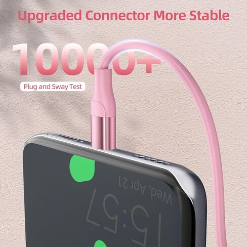 USB C to USB C Cable, 3 Pack 6 FT USB C Charger Cable 60W Type C to USB C Cable Fast Charging Cord for iPhone 15 Pro Plus iPad MacBook Samsung Switch LG and More in Kuwait