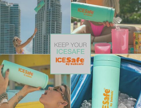 Subsafe icesafe ، يستمر في شرب الجليد نظيفًا ومنفصلًا في البرودة ، مثالية للمشروبات المختلطة ، مثالية للقوارب ، الشاطئ ، الحفلات ، النزهات ، الخلفي in Kuwait