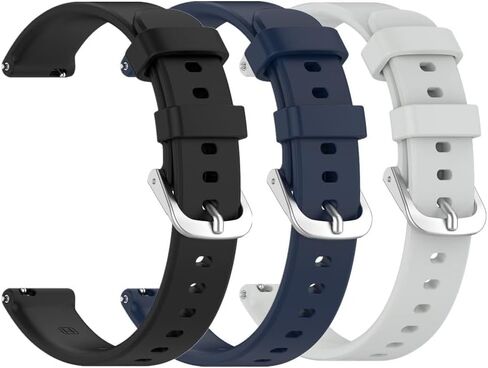 pack of 3 Bands for Garmin Lily 2, 14mm Watch Strap Sport Wristband Soft Silicone Replacement Band Compatible with Garmin Lily 2 in Saudi Arabia