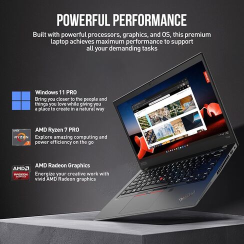 Lenovo ThinkPad T14S Computer Computer ، College College Laptop 14 "FHD IPS ، Ryzen 7 Pro (8 Core) كمبيوتر محمول ، 16 جيجابايت من ذاكرة الوصول العشوائي 1TB in Saudi Arabia