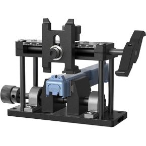 Pistol Sight Pusher for Handgun Gunsmithing, Universal Pistol Sight Adjustment Kit with 6 Reversible Prong Side Blocks, Crafted from High-Grade Aluminum