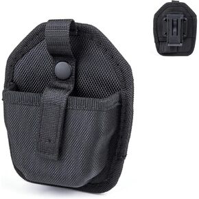 NEXTORCH Tactical Handcuff Pounch Holster Heavy Duty Nylon Handcuff Case with Belt Clip for Chain Handcuff, Hinged Handcuff and Folding Rigid Handcuff Holster Belt Clamp Handcuff Pouch V22
