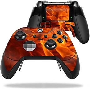 MightySkins Skin Compatible with Microsoft Xbox One Elite Wireless Controller case wrap Cover Sticker Skins Backdraft