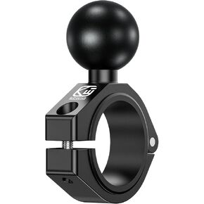 BRCOVAN 1.5'' Ball Large Round Rail Bar Clamp Mount, Aluminum Alloy, Fit for ATV UTV Roll Cages 1.5'' 1.65'' 1.75'' 1.85'' 2'' in Diameter, Compatible with RAM Mounts C Size Ball Double Socket Arm