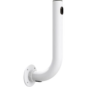 Pole Mount, Antennas Mount,Easy Installation Pole for Outside Home Antenna Installation. Hide and Protect Cable of Equipment. (White, 11.8 in)