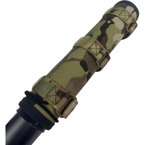8" Heat Resistant Suppressor Cover with Microfiber Sleeve for Hunting Rifle Fireproof Suppressor Wrap(Camouflage)