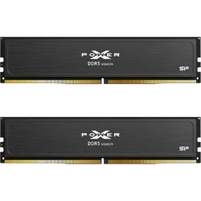 Silicon Power Value Gaming DDR5 64GB (2x32GB) 6000MT/s (PC5-48000) 288-pin CL30 1.35V UDIMM Desktop RAM Computer Memory w/Heatsink SP064GXLWU60AFDJ