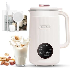 Nut Milk Maker Machine, 40oz(1200ml) Homemade Almond, Oat, Soy, Milk Shake, Plant Milk, Milk Machine Maker With Nut Milk Bag, Soy Milk Maker With Delay Start/Keep Warm/Cleaning/Boil Water
