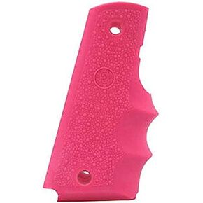 HOGUE 45007 Colt Government Rubber Grip, with Finger Grooves, Pink