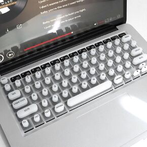 Keyboard Cover for Long Nails,Silicone 3D Raised Keyboard Protective Cover Perfectly Compatible with 2021-2024 MacBook Pro 13/14/15/16, 2020-2024 MacBook Air 13/15