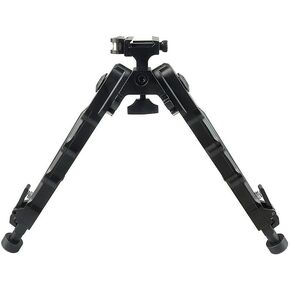 WORKER Picatinny Bipod with Convenient Adjustable Picatinny Adapter, 7.5-9 Inch, Aluminum Alloy Adjustable Duty Tactical Bipod.
