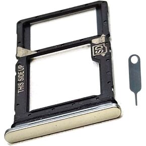 SIM Tray & microSD Card Holder Replacement for Motorola Moto G Stylus 5G 2024 XT2419 Gold