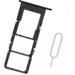 SIM Card Tray Replacement for Samsung Galaxy A14 5G SM-A146U A146U1 S146VL Dual SIM Card Tray with eject pin Titanium Black