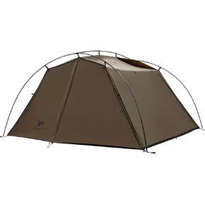 MC Tomount Cabin Tent 2 Form Form for Glamping Camping سهلة إنشاء خيمة مقاومة للماء من نايلون للتخييم العائلي على الظهر المشي لمسافات طويلة