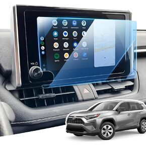 Screen Protector for 2025 2024 2023 Toyota RAV4 8 inch Infotainment Touch Screen, HD, High Sensitivity, 9H Tempered Glass Car Screen Protector, RAV4 Accessories