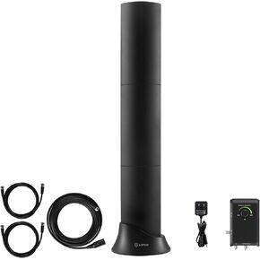 Indoor TV Antenna - ANTOP HD Smart BAR AT-500SBS-Black HDTV and FM Amplified Antenna