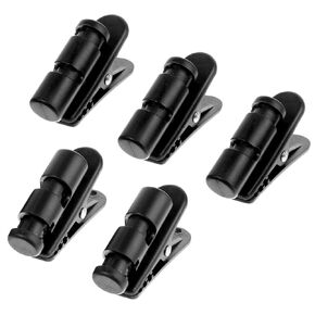 5pcs Headphone Clips Headset Wire Clip for Earphone Headphone Clamp Wire Headphone Wire Clip Cable Cord Clamp Collar Fixed Cable on The Clothes Rotatable Earphone Earbud Cable Clips Earphone Earbud