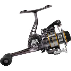 Keenso Fishing Reel Mini Metal Coil Ultra Light Small Right/Left Rod Wheel(Gold) Vessels and Maintenance Tools-Mini