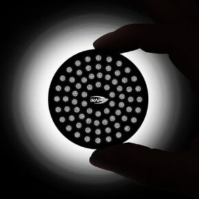 IKAPE 53mm Espresso Puck Screen, Food-grade 316 Stainless Steel Coffee Puck Screen-Ultra-thin, Ultra-light, Resusable Coffee Ground Filter Designed for Professional Baristas