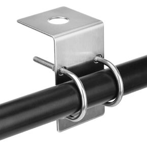 Bingfu Stainless Steel Antenna Mount with U Bolt for Ham UHF VHF CB Cellular 4G Truck Antennas - Strong Durable Antennae Bracket