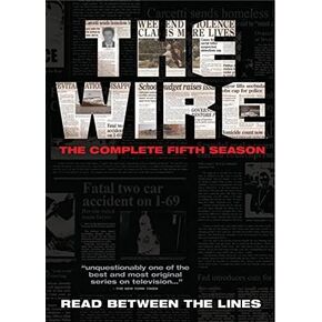 The Wire - الموسم الخامس الكامل (DVD ، 2008 ، مجموعة 4 -DISC)
