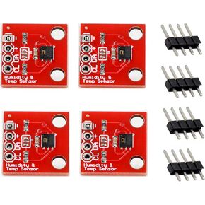 4pcs GY-213V-HTU21D Temperature and Humidity Sensor Detection Module I2C Replace SHT21 SI7021 HDC1080 Module