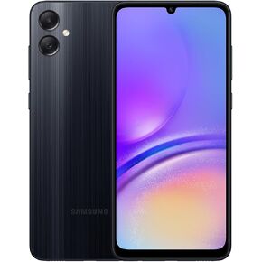 SAMSUNG Galaxy A05 (SM-A055F/DS), 128GB 4GB RAM, Dual SIM, Factory Unlocked GSM, International Version (Black) (Renewed)