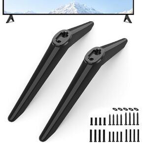 Yaotieci Replacement TV Stand Legs for Vizio, TV Stand Tabletop for Vizio D24f-J09 D24h-J09, Only for Vizio 24" D-Series D24f-J09 D24h-J09 Smart TV, Not Universal Legs, with Screws and Instructions