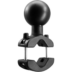 Aluminum Grab Bar Clamp Mount Base with 2.25'' Ball for Rails 1.18'' to 2'' in Diameter, Compatible with RAM Mounts D Size 2.25 Inch Ball Double Socket Arm