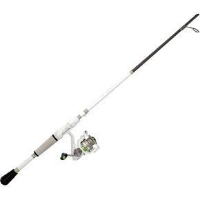Lew’s MACH 1 Spinning Reel and Fishing Rod Combo, IM7 Graphite Rod, 9+1 Bearings, White/Black/Gray/Green