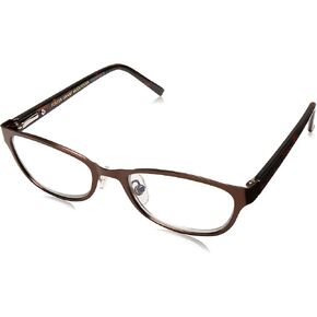 نظارات القراءة Charlsie Multifocus للنساء من Foster Grant، عين القطة، كحلي ساتان/شفاف، 52 مم + 3.25,5010364-325.COM