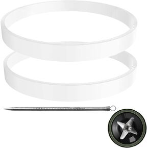 Rubber Gaskets Seal for Ninja Blender O Ring Replacement 2PCS, Gaskets Rubber Ring Replacement Parts Accessories for Ninja Auto-IQ Blender BN401 BN751 BL450 BL455 BL480 BL482 BL642 BL682 CT680