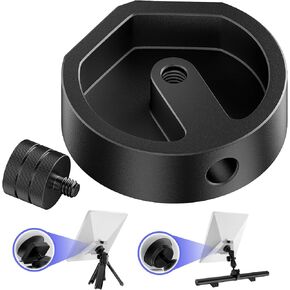 Starlink Mini Tripod Adapter with 1/4"-20 to 3/8"-16 Threaded, Aluminum Alloy Tripod Mount Adapter, Starlink Mini Accessories Compatible with Most Tripod Fixing Bracket, Use with Pipe Adapter