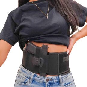 Belly Band Holster for Women with Mag Holder Included