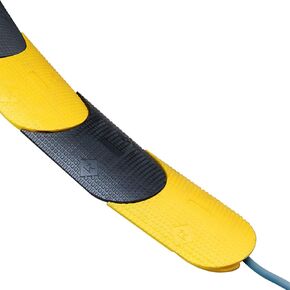 10' Feet Snake Cable Duct, 120" inch Assembled Floor Wire Cord Cable Protector, Durable Cable Cover with Non-Slip Surface, Rotatable Cable Raceway Kit Cable Management (0.8" inch Channel)