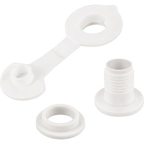 Cooler Drain Plug Replacement for Coleman Cooler Standard Drain Plug Assembly, R5214D607G Coleman Threaded Cooler Drain Plug Parts Easily Remove Melted Ice Water from Xtreme Coolers - 1" Shaft Length