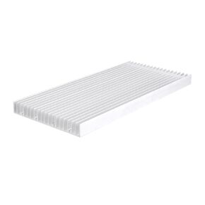Aluminum Heat Sink, 300 x 140 x 20mm / 11.81 x 5.51 x 0.78 inches Cooling Fin Cooler for High Power LED Lights Transistor Heatsink