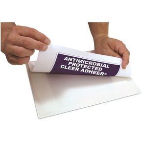 C-Line 65009 Cleer Adheer Self-Adhesive Laminating Film, 3 mil, 9-Inch x 12-Inch, 50/Box