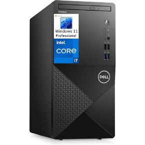 Dell 2023 Vostro 3910 Tower Business Desktop Computer, 12th Gen Intel 12-Core i7-12700 up to 4.9GHz, 64GB DDR4 RAM, 2TB PCIe SSD, DVDRW, 802.11AC WiFi, Bluetooth 5.0, Windows 11 Pro