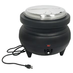 Adcraft SK-500W 11.4 Quart Soup Kettle Warmer with Infinite Controls, 120v, Black