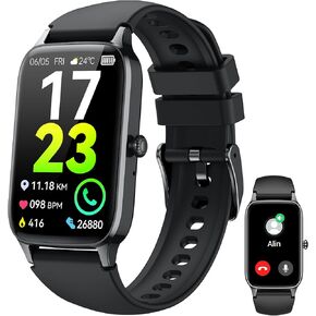 Smart Watch for Men Women (Answer/Make Call), 1.57" Fitness Tracker 113+ Sports Smartwatch, Heart Rate/Sleep Monitor/Pedometer/Calories Fitness Watch, IP68 Waterproof Activity Tracker for Android iOS