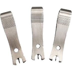 3 PCS Jig Eye Punch Cleaner for Overcoated Jig Eye Paint & Line Clipper, All-in-One Tool. Size: 2" x 0.5" x 0.5", by AL's Goldfish Lure Company