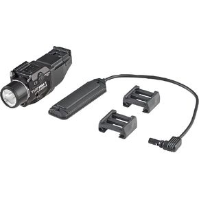 Streamlight 69445 TLR RM 1 500-Lumen Rail-Mounted Tactical Weapon Light with Integrated Red Aiming Laser, Remote Pressure Switch, and Key Kit, Black