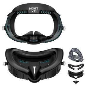 MGGTVR Face Pad for Quest 3, VR Facial Interface and Foam Replacement Accessories for Mate Quest 3, with PU Leather & Breathable Foam Face Cover(QUEST 3)