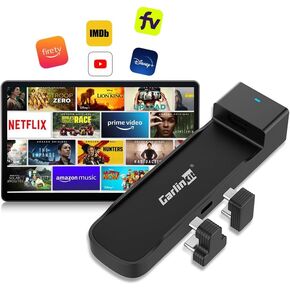 CarlinKit Car TV Mate Only for Cars with Factory Wired CarPlay Function, Compatible with Fire TV Sticks - Seamless Streaming, No Extra Devices Needed,2.4GHz WiFi/Supports Online Upgrade