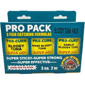 Pro Pack Tuna, Bloody Tuna has been a staple for anglers around the globe. Noted for it's versatility Bloody Tuna scents are oily and have that smell that will help you catch more fish.