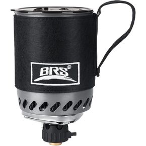 Brs-61 Camping And Backpacking Stove Cooking System 1500w Personal Cooking With Micro Adjustable Valve Burner Stainless Steel Aluminum Alloy Pot For Hiking Fishing Hunting