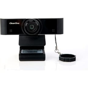 ClearOne Unite 20 Pro Wide-Angle Web Camera. 1080p HD Webcam with 100° Wide-Angle, USB for PC & Laptop Displays, Streaming & Conferencing, Compatible with Windows 11 & Mac