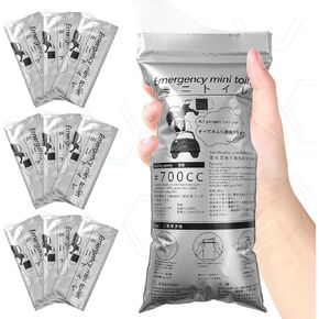 Disposable Urine Bags 10 Pack, 700ML Travel Pee Bags, Vomit Bags, Portable Urinal for Men, Women, Kids, Unisex Pee Bag for Travel Traffic Jam Emergency Portable Camping